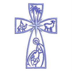 Nativity Crosses 02 machine embroidery designs