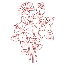 Redwork Floral 08(Md)