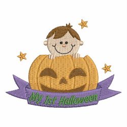 Baby First Halloween 04 machine embroidery designs