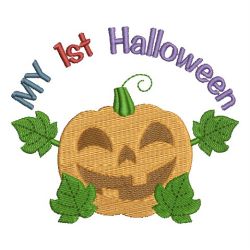 Baby First Halloween 08 machine embroidery designs