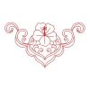 Redwork Flower Borders(Lg)