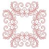 Redwork Flower Quilt(Md)
