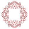 Redwork Heirloom Flower 02(Lg)