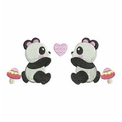 Panda Collection 07 machine embroidery designs