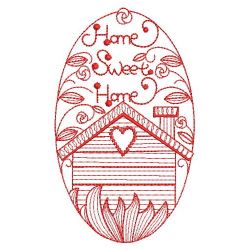Redwork Home Sweet Home 03(Md)