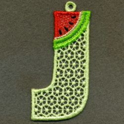 FSL Watermelon Alphabet 10 machine embroidery designs