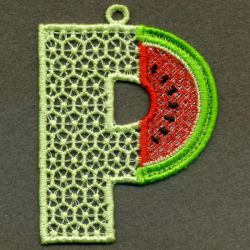 FSL Watermelon Alphabet 16 machine embroidery designs