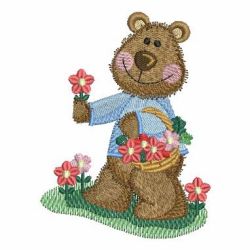 Garden Bear 11 machine embroidery designs