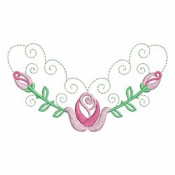 Heirloom Brilliant Rose 02 machine embroidery designs