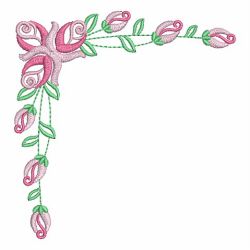 Heirloom Brilliant Rose 04 machine embroidery designs