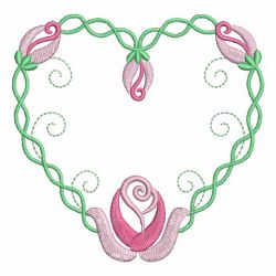 Heirloom Brilliant Rose 07 machine embroidery designs