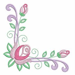 Heirloom Brilliant Rose 09 machine embroidery designs