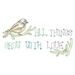 All Things Grow With Love 03(Lg) machine embroidery designs