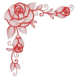 Redwork Amazing Rose 10(Sm)