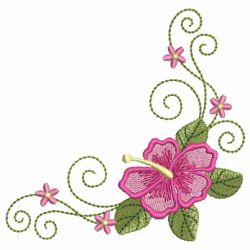 Colorful Hibiscus 02 machine embroidery designs