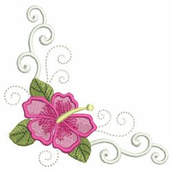 Colorful Hibiscus 04 machine embroidery designs