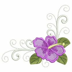 Colorful Hibiscus 09 machine embroidery designs