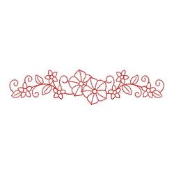 Redwork Heirloom Morning Glory 01(Md) machine embroidery designs