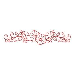Redwork Heirloom Morning Glory(Lg) machine embroidery designs