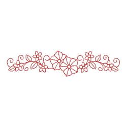 Redwork Heirloom Morning Glory 01(Lg) machine embroidery designs