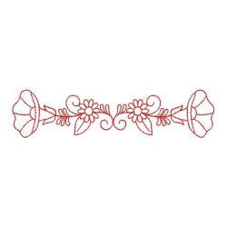 Redwork Heirloom Morning Glory 04(Md) machine embroidery designs