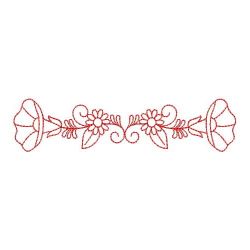 Redwork Heirloom Morning Glory 04(Lg)
