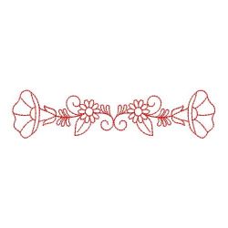 Redwork Heirloom Morning Glory 04(Sm) machine embroidery designs