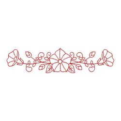 Redwork Heirloom Morning Glory 11(Md) machine embroidery designs