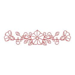 Redwork Heirloom Morning Glory 11(Sm) machine embroidery designs