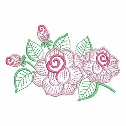 Valentine Rose machine embroidery designs
