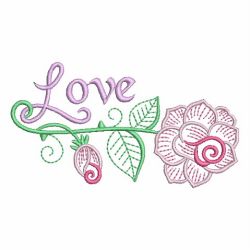 Valentine Rose 10 machine embroidery designs