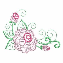 Valentine Rose 12 machine embroidery designs