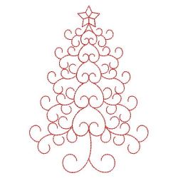 Redwork Merry Christmas 08(Lg) machine embroidery designs