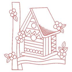 Redwork Birdhouse 07(Md)