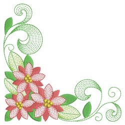 Rippled Flower and Butterfly 02 machine embroidery designs