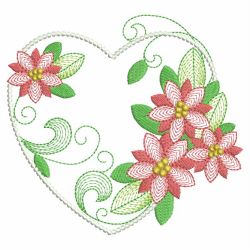Rippled Flower and Butterfly 05 machine embroidery designs
