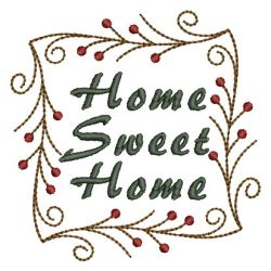 Country Home Sweet Home 10 machine embroidery designs