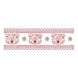 Redwork Ladybug Borders 03(Md)