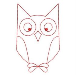 Redwork Baby Owls 03(Sm) machine embroidery designs