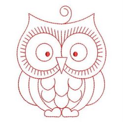 Redwork Baby Owls 05(Sm) machine embroidery designs