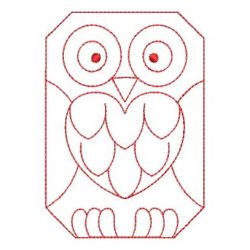 Redwork Baby Owls 06(Md)