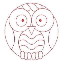 Redwork Baby Owls 07(Sm) machine embroidery designs