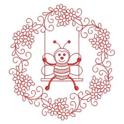 Redwork Cute Animal 03(Sm) machine embroidery designs