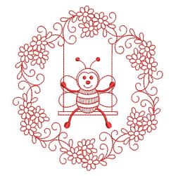 Redwork Cute Animal 03(Sm)