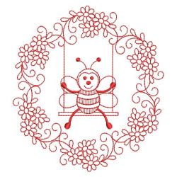 Redwork Cute Animal 03(Sm)