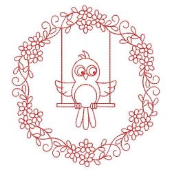 Redwork Cute Animal 05(Lg) machine embroidery designs