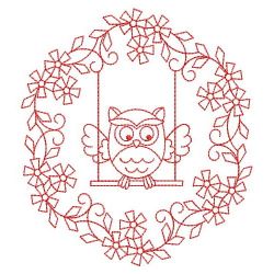 Redwork Cute Animal 06(Sm) machine embroidery designs