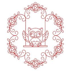 Redwork Cute Animal 10(Sm) machine embroidery designs