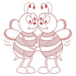 Redwork Bee 05(Lg)