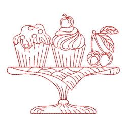 Redwork Tea Time 03(Md) machine embroidery designs